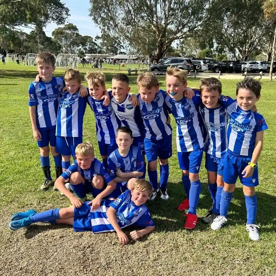 Access Denied Pest Solutions sponsor banner at Barwon Soccer Club